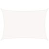 vidaXL Voile d'ombrage 160 g/m&sup2; Blanc 3x4 m PEHD