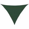 vidaXL Voile d'ombrage 160 g/m&sup2; Vert fonc&eacute; 3,5x3,5x4,9 m PEHD