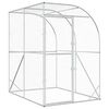 vidaXL Poulailler Argent&eacute; 200 x 200 x 215 cm Acier galvanis&eacute;