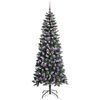 vidaXL Sapin de No&euml;l artificiel Vert 180 cm PVC, plastique et acier