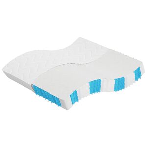 vidaXL Matelas &agrave; ressorts ensach&eacute;s duret&eacute; moyenne 180x200 cm