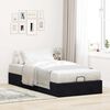 vidaXL Cadre de lit ottoman sans matelas noir 90x200 cm velours
