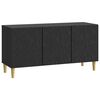 vidaXL Meuble TV 99 x 34,5 x 50 cm Noir Bois d'ing&eacute;nierie
