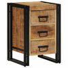 vidaXL Cabinet de chevet Marron 40 x 40 x 59 cm Bois de mangue massif