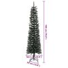 vidaXL Sapin de No&euml;l artificiel Vert 180 cm PVC, plastique et acier