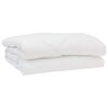 vidaXL Couette avec oreiller 3 pcs Blanc Microfibre
