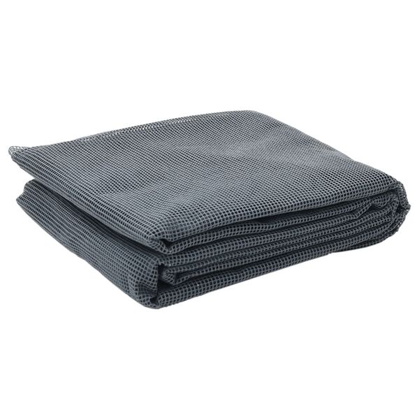 vidaXL Tapis de tente gris clair 4x2 m