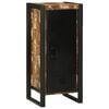 vidaXL Armoire de salle de bain avec porte Marron Bois Recycl&eacute; Solide