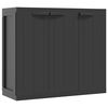 vidaXL Armoire de rangement d'ext&eacute;rieur noir 97x37x85 cm PP