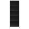 vidaXL Biblioth&egrave;que noir 60x35x170,5 cm bois d'ing&eacute;nierie