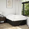 vidaXL Cadre de lit sans matelas noir 120x190 cm tissu