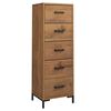 vidaXL Commode 42x35x110 cm Bois de pin massif