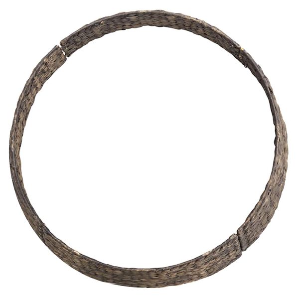 vidaXL Collier de sapin de No&euml;l Noir 105 x 105 x 28 cm Jacinthe d'eau