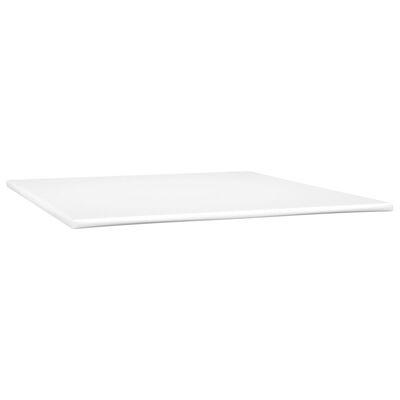 vidaXL Sommier à lattes de lit avec matelas Gris clair 180x200cm Tissu