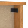 vidaXL Porte-manteau mural SANDNES 45x12x35 cm bois massif pin