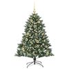 vidaXL Sapin de No&euml;l artificiel Vert 150 cm PVC, plastique et acier