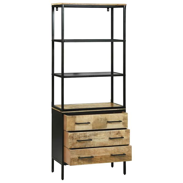 vidaXL Haut Armoire Marron 70 x 35 x 180 cm Bois de mangue massif