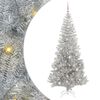 vidaXL Sapin de No&euml;l Argent 210 cm PET