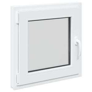 vidaXL Couleur int&eacute;rieure de la fen&ecirc;tre de sous-sol blanche RISOR