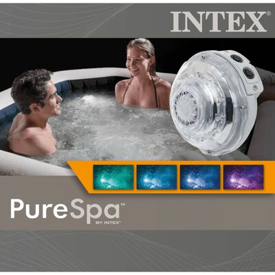 Intex Lampe à LED multicolore pour spa à bulles et jet 28504