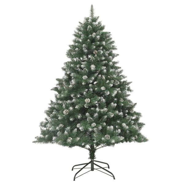 vidaXL Sapin de No&euml;l artificiel avec support 240 cm PVC