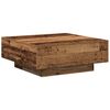 vidaXL Table basse Bois Ancien 80 x 80 x 31 cm
