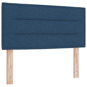 vidaXL T&ecirc;te de lit Bleu tissu