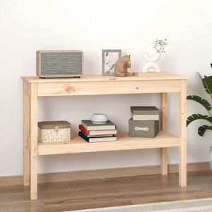 vidaXL Table console 110x40x75 cm Bois massif de pin