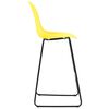 vidaXL Ensemble de bar 5 pcs Plastique Jaune