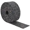 vidaXL Rouleau de granulat en caoutchouc Noir 200 x 12 x 0,8 cm