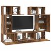 vidaXL Ensemble meuble TV 6 pcs Bois Ancien Bois d'ing&eacute;nierie