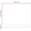 vidaXL Auvent R&eacute;tractable Rouge et Blanc 500 &times; 350 cm