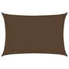 vidaXL Voile d'ombrage 160 g/m&sup2; Marron 5x6 m PEHD