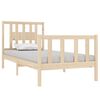 vidaXL Cadre de lit sans matelas bois massif 90x190 cm