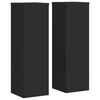 vidaXL Supports pour plantes 2 pcs noir 25x25x80 cm bois d'ing&eacute;nierie