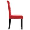 vidaXL Chaises &agrave; manger lot de 4 rouge bordeaux velours