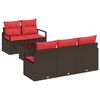 vidaXL Ensemble de canap&eacute; de jardin 6 pc 5-Nombre de places