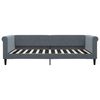 vidaXL Lit de repos sans matelas gris fonc&eacute; 100x200 cm velours