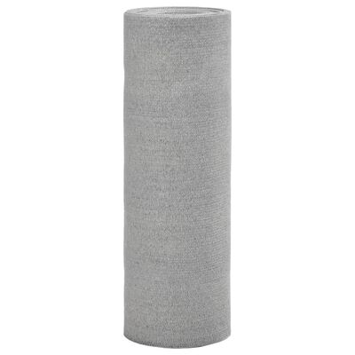 vidaXL Filet brise-vue gris clair 1,8x25 m PEHD 75 g/m²