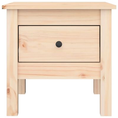 vidaXL Table d'appoint 40x40x39 cm Bois massif de pin