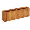 vidaXL Lit sur&eacute;lev&eacute; de jardin 150x30x50 cm Bois massif d'acacia