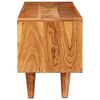 vidaXL Meuble TV Marron 110 x 30 x 40 cm Bois d'Acacia Massif