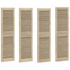 vidaXL Porte de Cabinet 4 pi&egrave;ces Naturel 140,5 x 39,5 cm