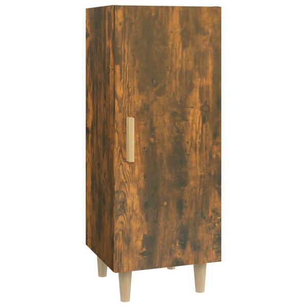 vidaXL Buffet Ch&ecirc;ne fum&eacute; 34,5x34x90 cm Bois d'ing&eacute;nierie