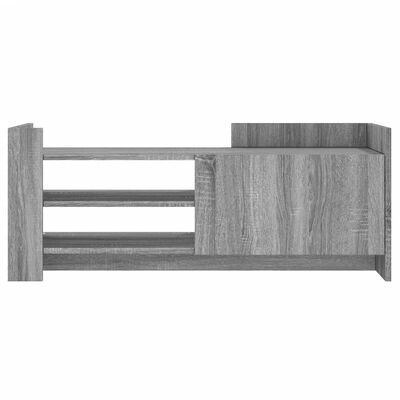 vidaXL Meuble TV Sonoma gris 100x35x40 cm Bois d'ingénierie