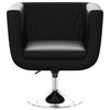 vidaXL Chaise de bar Noir Similicuir