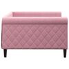 vidaXL Lit de repos rose 100x200 cm velours