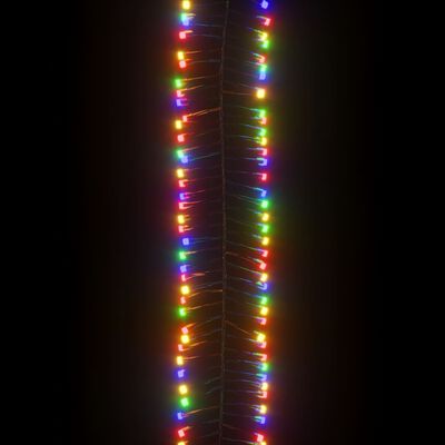 vidaXL Guirlande lumineuse à LED groupées 400LED Multicolore 7,4 m PVC