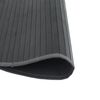 vidaXL Tapis rond gris 100 cm bambou
