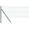 vidaXL Fixation au sol Euro pour cl&ocirc;ture 10 x 0,4 m Vert Maille